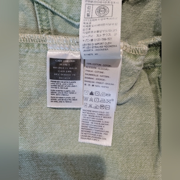 Levi's Light Green Denim Jacket - Picture 12 of 13
